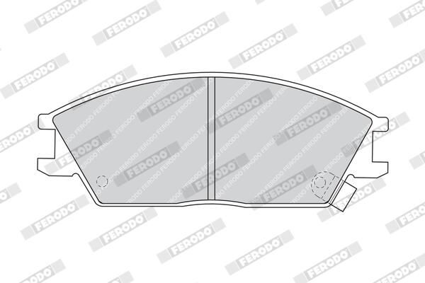 FERODO FDB435 Brake Pad Set, disc brake