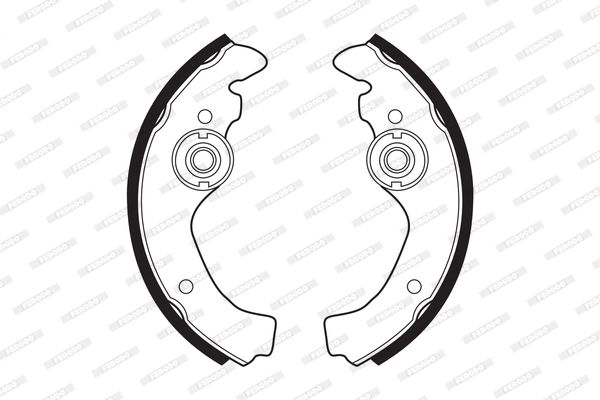 FERODO FSB23 Brake Shoe Set