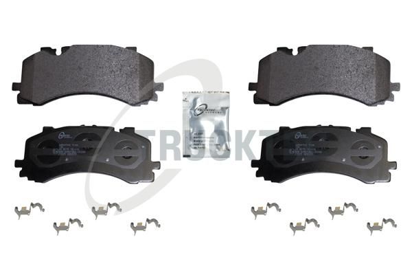 TRUCKTEC AUTOMOTIVE Stabdžių trinkelių rinkinys, diskinis stabdys