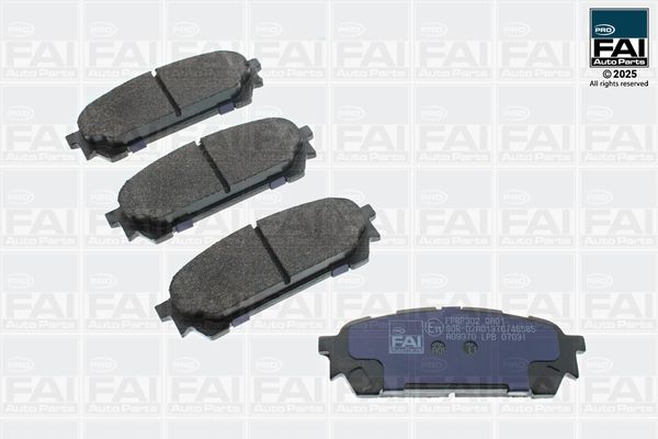 FAI AutoParts Stabdžių trinkelių rinkinys, diskinis stabdys