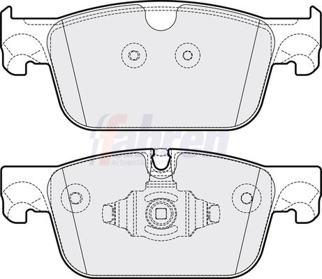 Fahren Brake Pad Set, disc brake FBP3853