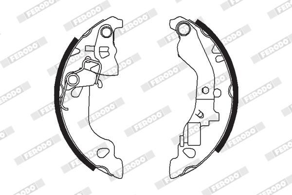 FERODO FSB602 Brake Shoe Set