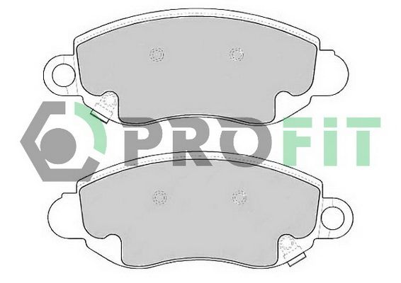 Комплект гальмівних накладок, дискове гальмо, Profit 5000-1881