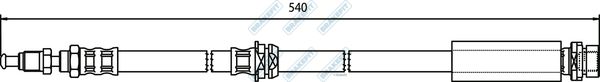 APEC Brake Hose BHO4131