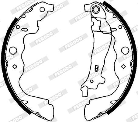 FERODO FSB4031 Brake Shoe Set