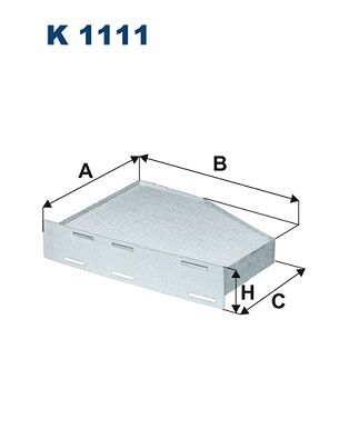 Фільтр, повітря у салоні, Filtron K1111