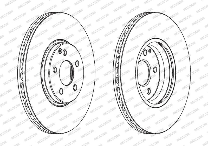 Disc frana DDF1908C-1 FERODO