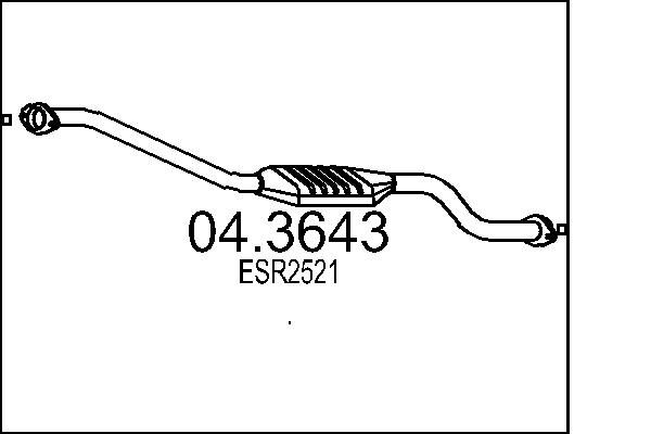 MTS katalizátor 04.3643