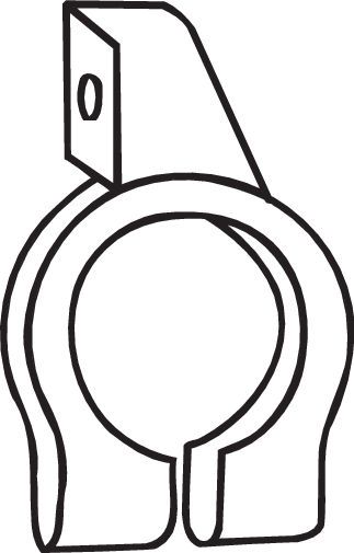 Suport, sistem de esapament 251-677 BOSAL