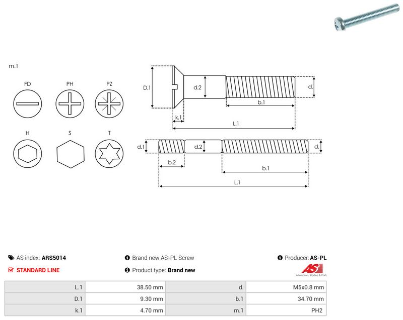 AS-PL ARS5014 Repair Set, alternator