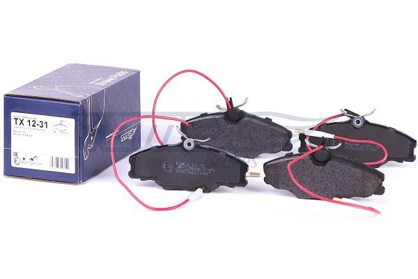 TOMEX Brakes TX 12-31 Комплект гальмівних накладок, дискове гальмо