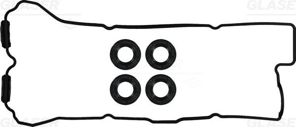 Juego de juntas, tapa de culata de cilindro