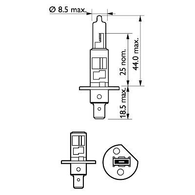 PHILIPS 12258XVPS2 Bulb, spotlight