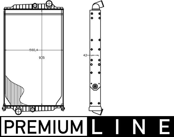 Ψυγείο, ψύξη κινητήρα  BEHR *** PREMIUM LINE ***