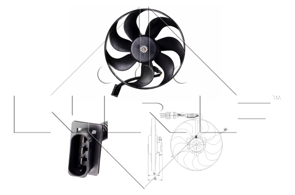 WILMINK GROUP ventilátor, motorhűtés WG1720164