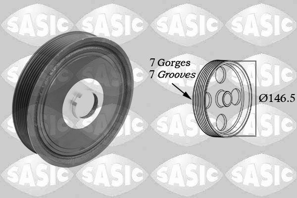 SASIC 2150054 Belt Pulley, crankshaft