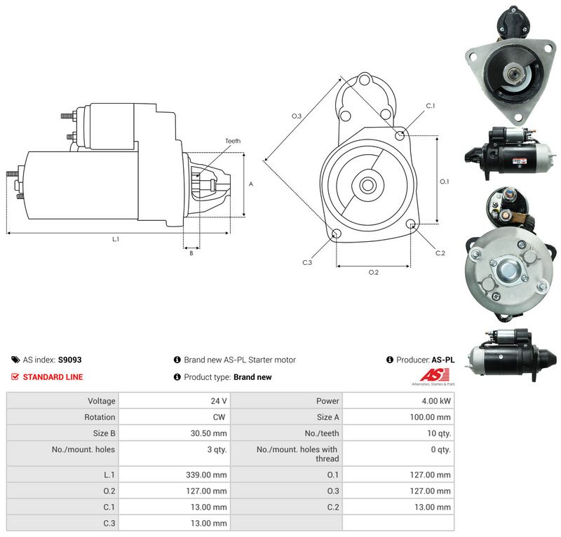 AS-PL S9093 Starter