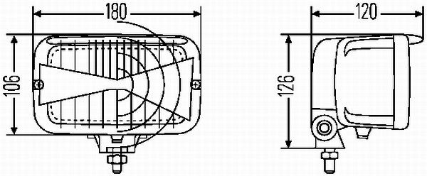 Основна фара, Hella 1AB007145-001