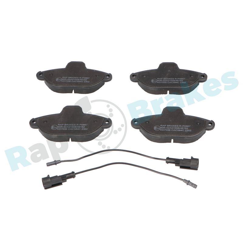 RAP BRAKES R-P0867 Brake Pad Set, disc brake
