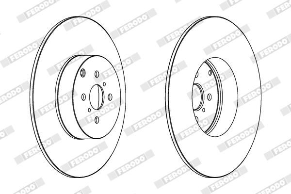 FERODO DDF1417C Brake Disc