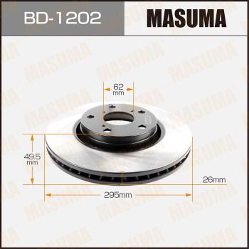 Гальмівний диск, Masuma BD-1202