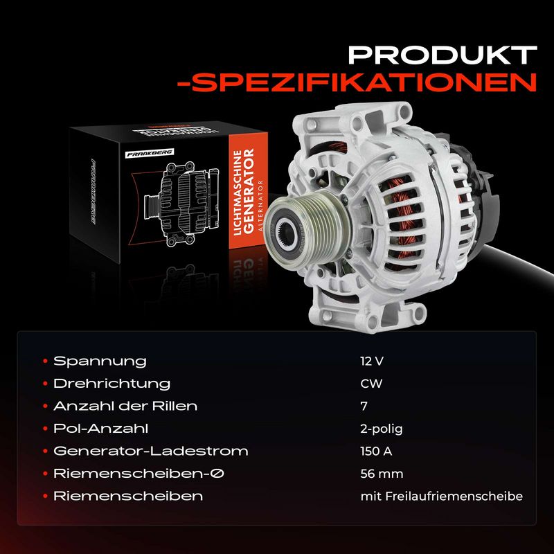 Frankberg 5481FB0002011 Alternator