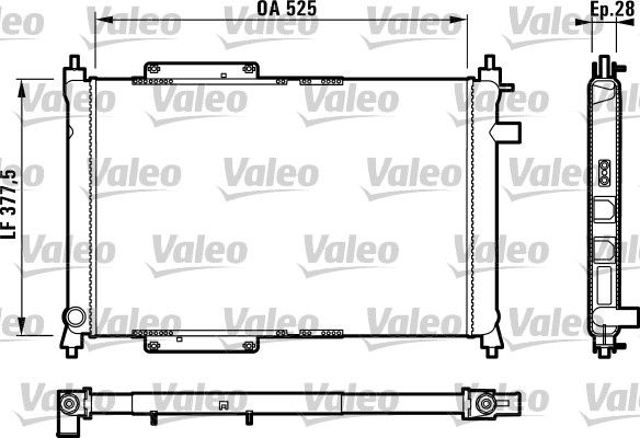 VALEO Radiateur 731818