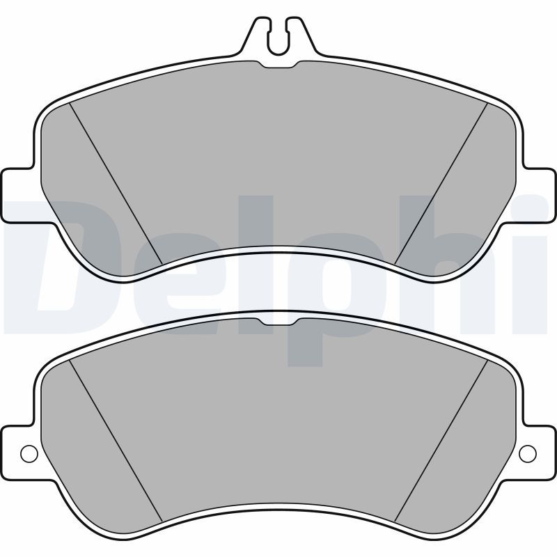 DELPHI Mercedess гальмівні колодки передній GLK-Class 08-