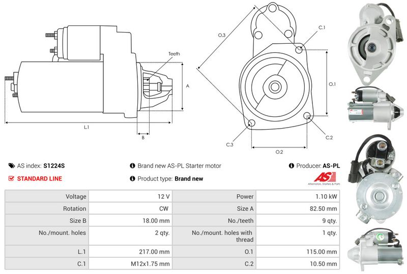 AS-PL S1224S Starter