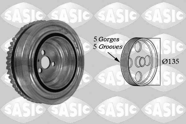 SASIC 2156052 - Belt Pulley, crankshaft