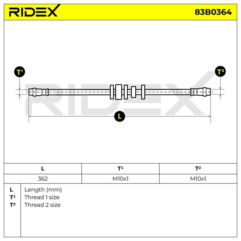 спирачен маркуч RIDEX