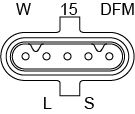 BOSCH 1 986 A00 917 Alternator