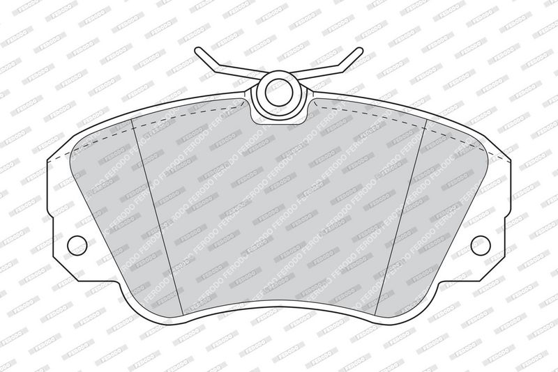 FERODO Plaquettes de frein à disque FDB686