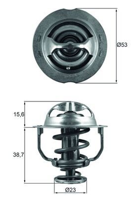 Product Image - Thermostaat, koelvloeistof - TX20090D - MAHLE