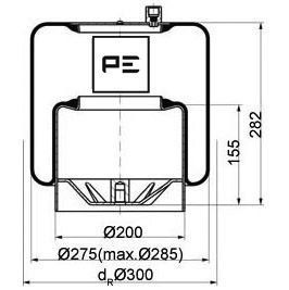 Mech, pneumatické odpružení 084.107-76A