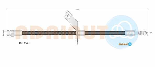 Гальмівний шланг, Adriauto 10.1214.1