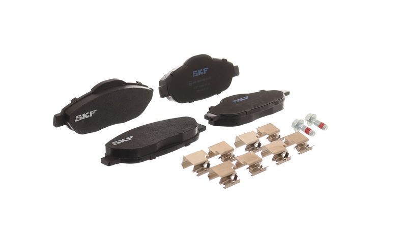 SKF VKBP80038 Комплект гальмівних накладок, дискове гальмо