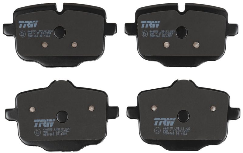 TRW GDB1869 Brake Pad Set, disc brake