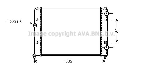 Радиатор охлаждения AVA QUALITY COOLING