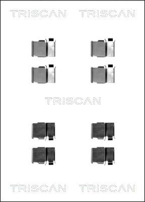 TRISCAN tartozékkészlet, tárcsafékbetét 8105 131620