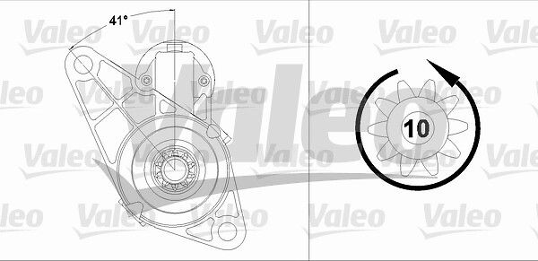 VALEO 458214 Starter