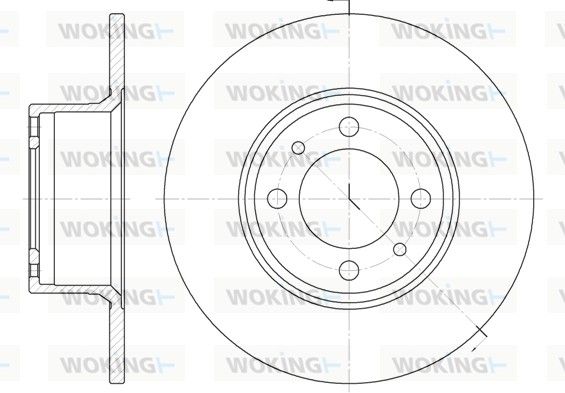 Тормозной диск WOKING