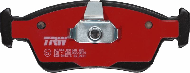 Piduriklotsi komplekt, ketaspidur, TRW GDB1348DTE