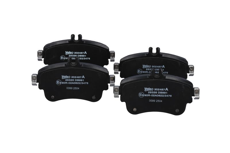 Piduriklotsi komplekt, ketaspidur, VALEO 302487A