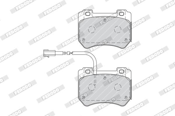 FERODO FDB4206 Brake Pad Set, disc brake