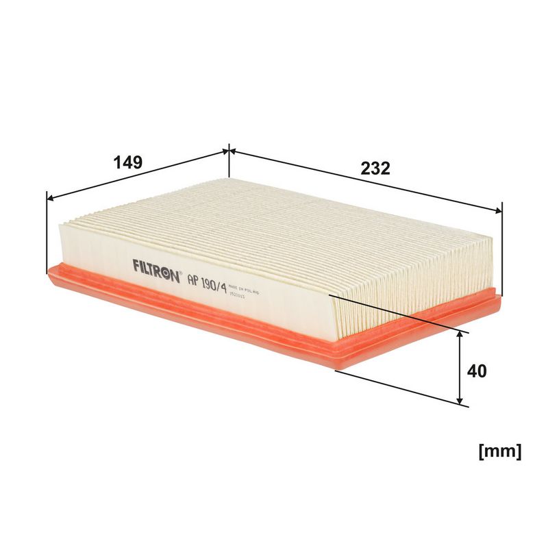 Õhufilter, FILTRON AP 190, 4