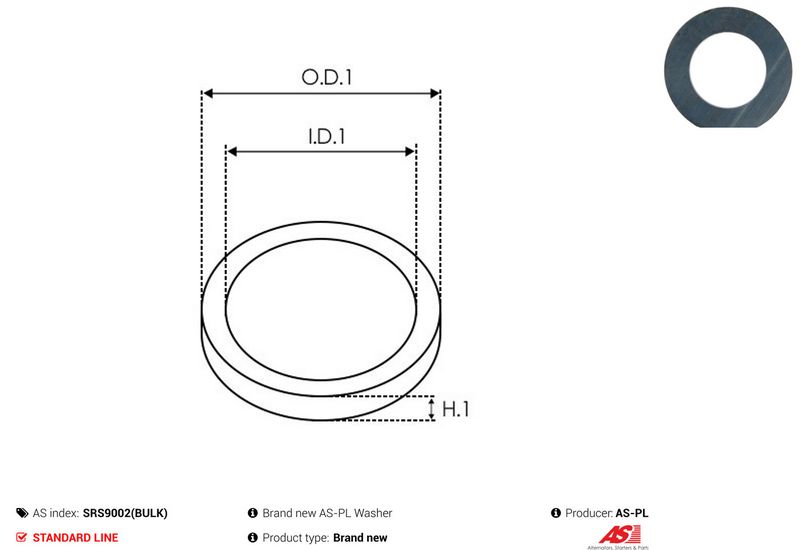 AS-PL SRS9002(BULK) Repair Kit, starter