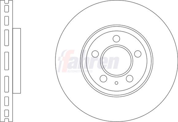 Fahren Brake Disc FBD6969