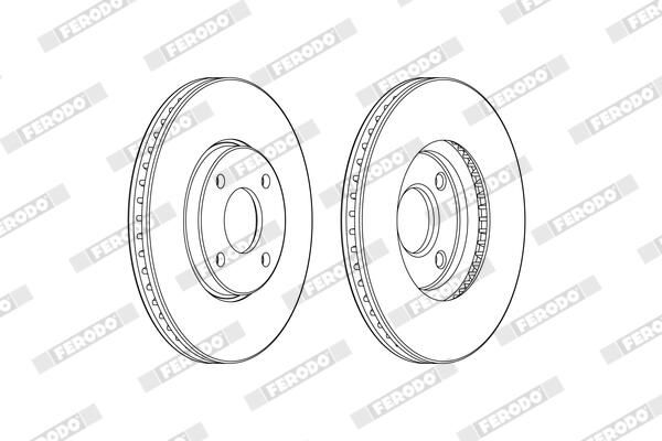 FERODO DDF2478C Brake Disc