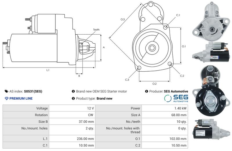 AS-PL S0531(SEG) Starter